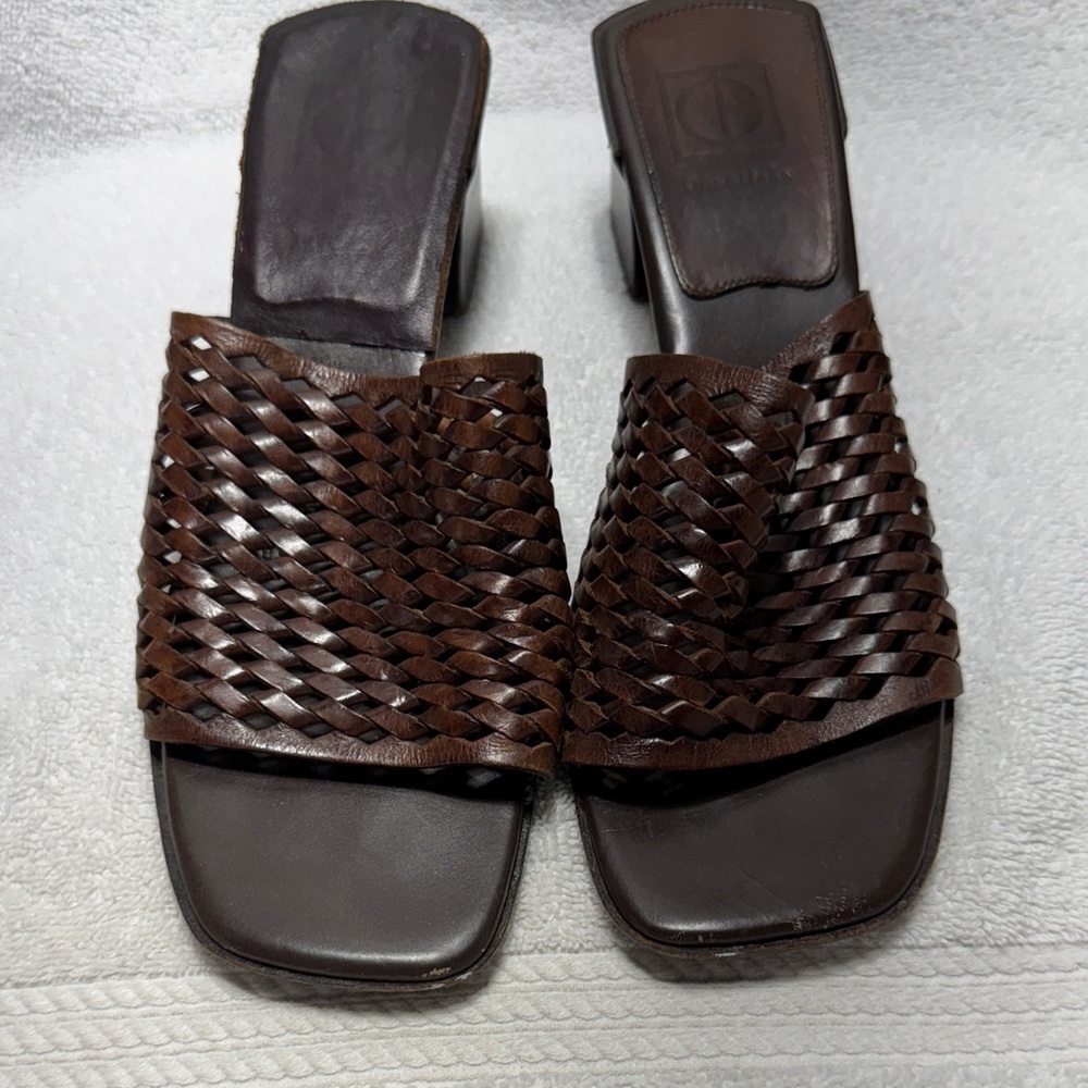 Cole Haan brown leather sandals
